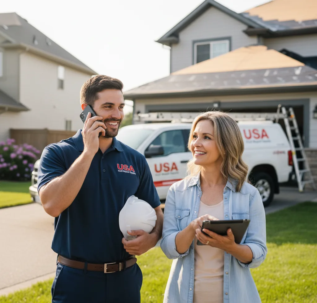 USA Roof Repair Experts customer support in Cedar Bluff